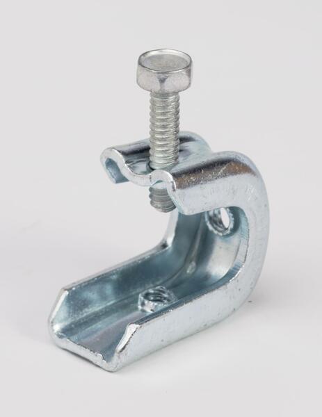 MB14SBC 1/4-20 STAMPED STEEL BEAM CLAMP ELECTRO GALVANIZED